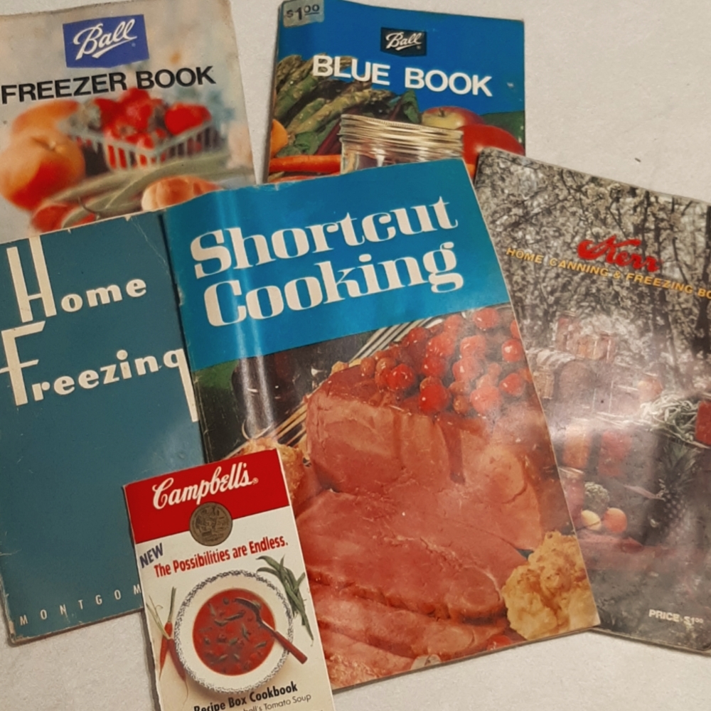 Vintage cookbooks